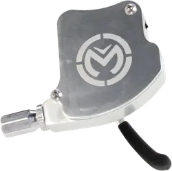 Moose Polished Silver Aluminum Easy Pull Thumb Throttle Assembly 44mm for ATV