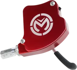 Moose Red Aluminum Easy Pull Thumb Throttle Assembly For ATV