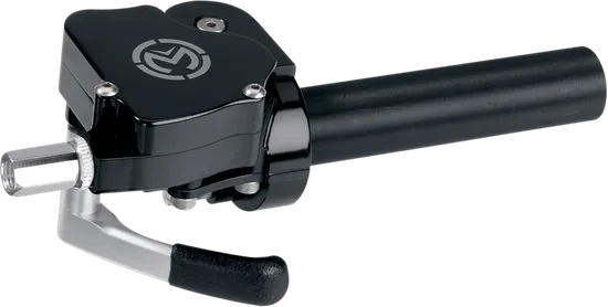 Moose Black Aluminum Thumb and Twist Dual Gasser Throttle