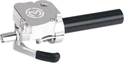 Moose Silver Aluminum Thumb and Twist Dual Gasser Throttle