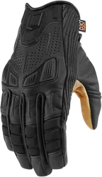 Icon AXYS Gloves Adult 4XL Black Brown