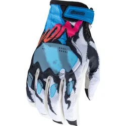 Icon Hooligan Rad Dawn Gloves Adult M Black Blue White