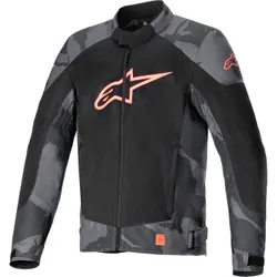 Alpinestars Adult Men T-SP X Superair Jacket 2XL Black Camo Gray