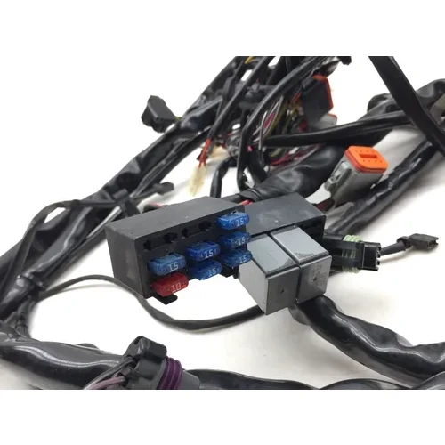 2001 Harley-Davidson Road King FLHR Main Engine Wiring Harness 3452 70245-01 5