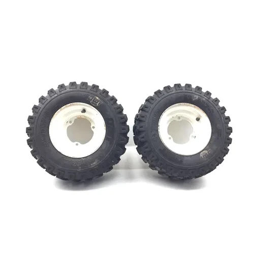 1990 Suzuki Quadsport 80 LT80 2x4 8x5 Rear Wheel Set 3466 55310-40B00-14L
