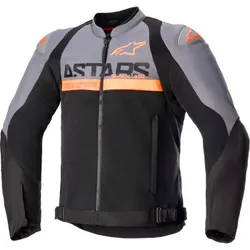Alpinestars Adult Men SMX Air Jacket XL Black Gray Orange