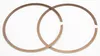 Wiseco 2-Stroke Steel Single Piston Ring Set 84mm