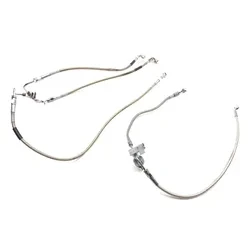 1995 Harley-Davidson Road King FLHR Braided Steel Front Brake Lines Set 3472