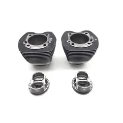2008 Harley Road King FLHR Front Rear Cylinder Jugs w Pistons 3470 x 17458-07