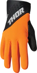 Thor Spectrum Cold Weather Gloves Adult S Black Orange