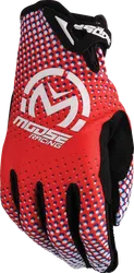 Moose Racing SX1 Gloves Adult 2XL Blue Red White