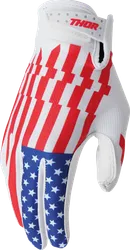 Thor Launchmode Gloves Adult 2XL Blue Red White