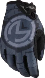 Moose Racing SX1 Gloves Youth XS Black Gray