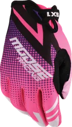 Moose Racing SX1 Gloves Youth XL Black Pink