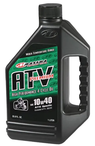 Maxima Premium ATV 10W40 Mineral Engine Motor Oil 1 Liter Quart