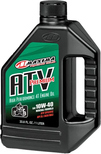 Maxima Premium ATV 10W40 Mineral Engine Motor Oil 1 Liter Quart