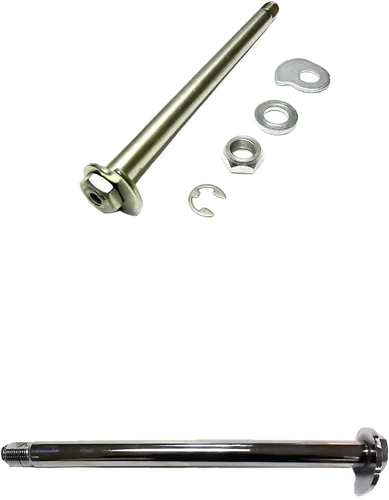 Harddrive Chrome Plated Rear Axle Kit w Hardware