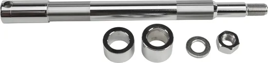 Harddrive Chrome Plated Front Axle Kit w Hardware