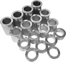 Harddrive Chrome 1 Wheel Spacer 17 Piece Kit .125-2.00