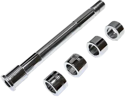 Harddrive Chrome Plated Front Axle Kit w Spacer