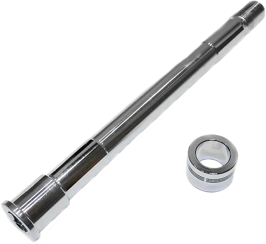 Harddrive Chrome Plated Front Axle Kit w Spacer