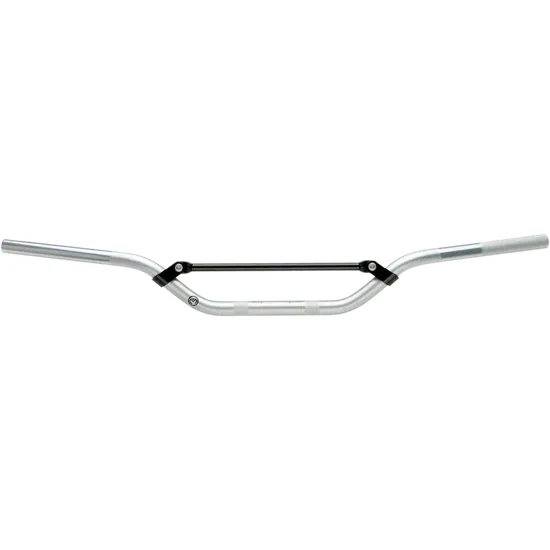 Moose Silver Aluminum CR Low Bend Handlebar 7/8in