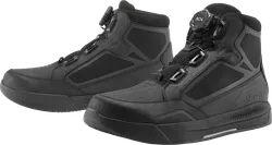 Icon Patrol 3 Waterproof Boots Adult 10.5 Black
