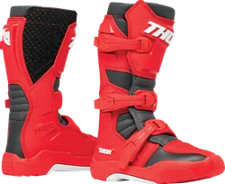 Thor Blitz XR Boots Youth 5 Red