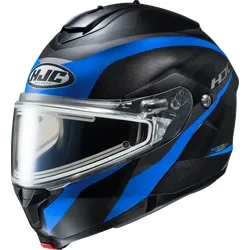 HJC Adult Unisex C91 Taly Modular Snow Electric Helmet Modular Snow 5XL Black Blue