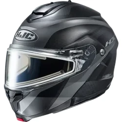 HJC Adult Unisex C91 Taly Modular Snow Electric Helmet Modular Snow 2XL Black Gray