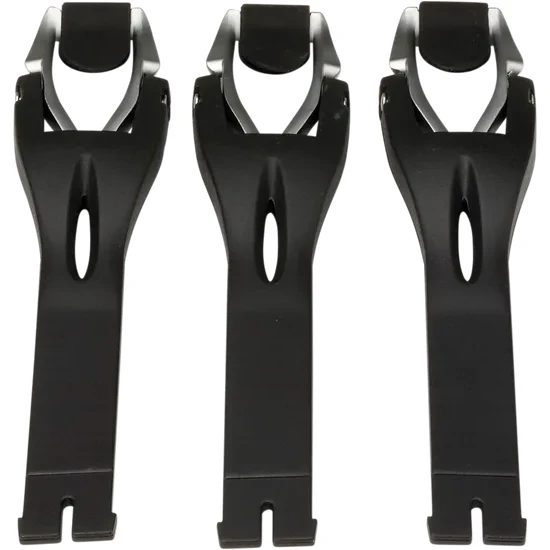 Moose Racing Adult Adult M1.3 Boot Strap/Buckle Kit Black 2