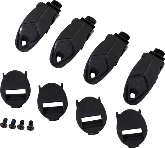 Moose Racing Qualifier Black Adult Boot Buckle Base Kit