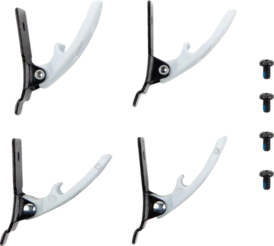 Moose Racing Qualifier White Boot Buckle Base Kit