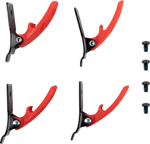 Moose Racing Qualifier Red Boot Buckle Base Kit
