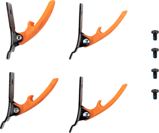 Moose Racing Qualifier Orange Adult Boot Buckle Base Kit