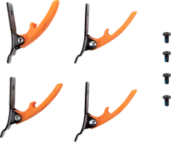 Moose Racing Qualifier Orange Adult Boot Buckle Base Kit