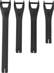 Moose Racing Qualifier Black Boot Strap Kit Sz 7-9