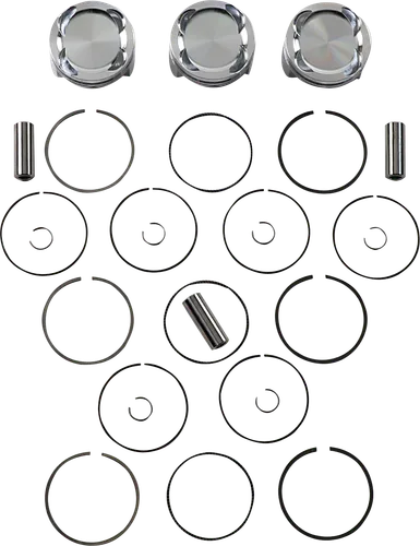 JE Piston Kit Rings Pins FSR STD 80mm Bore 9.5:1