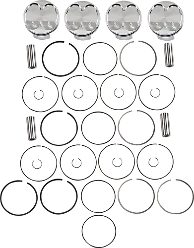 JE Piston Kit Rings Pins FSR STD 80mm Bore 11.5:1