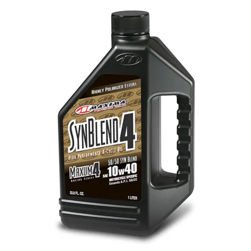 Maxima SynBlend Semi Synthetic Engine Motor Oil 4T 10W40 1 Liter Quart