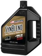Maxima SynBlend Semi Synthetic Engine Motor Oil 4T 10W40 1 Gallon 2