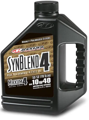 Maxima SynBlend Semi Synthetic Engine Motor Oil 4T 10W40 1 Gallon 4