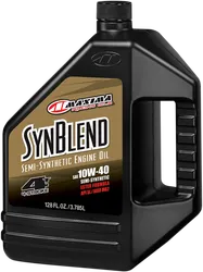 Maxima SynBlend Semi Synthetic Engine Motor Oil 4T 10W40 1 Gallon