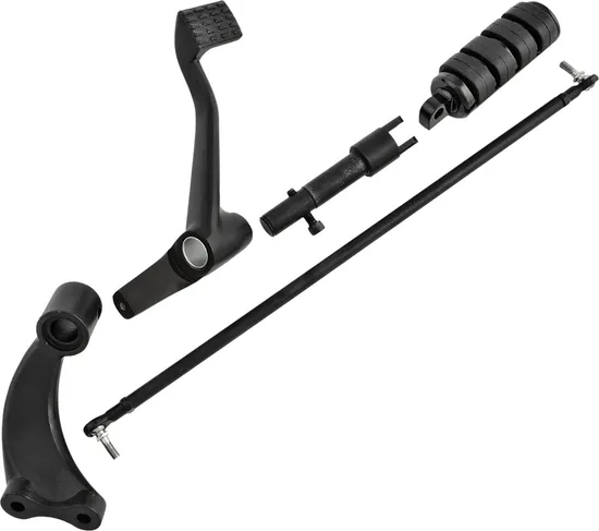 Harddrive Black Forward Control Kit w/ Rubber Band Pegs