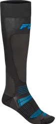 Fly Racing Adult Snow Midweight Wool Socks L XL Gray Blue