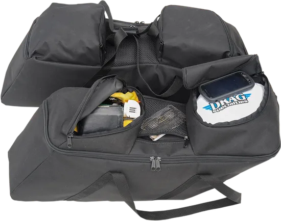 DS Black Collapsible Soft Luggage Removable Saddlebag Liners