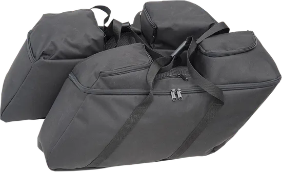 DS Black Collapsible Soft Luggage Removable Saddlebag Liners