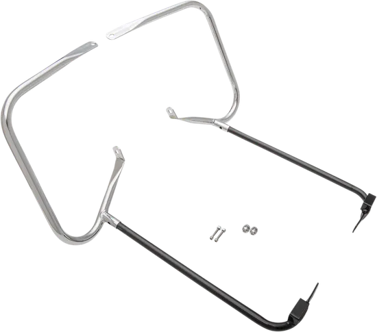 DS Chrome Saddlebag Support Bracket Kit