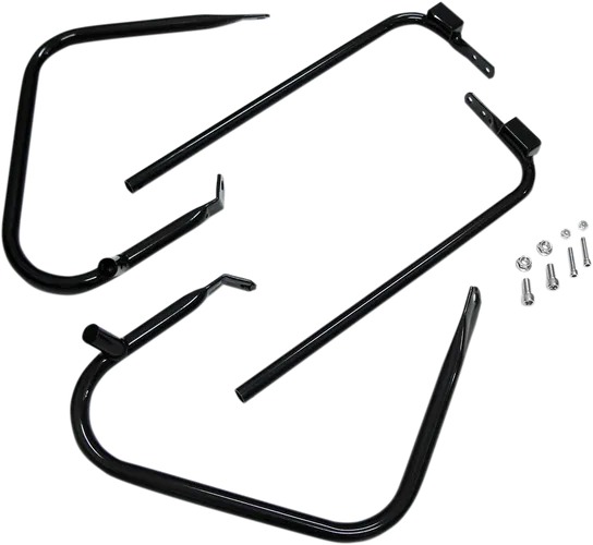 DS Black Saddlebag Support Bracket Kit