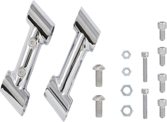 DS Chrome Saddlebag Guard Rail Crash Bar Kit